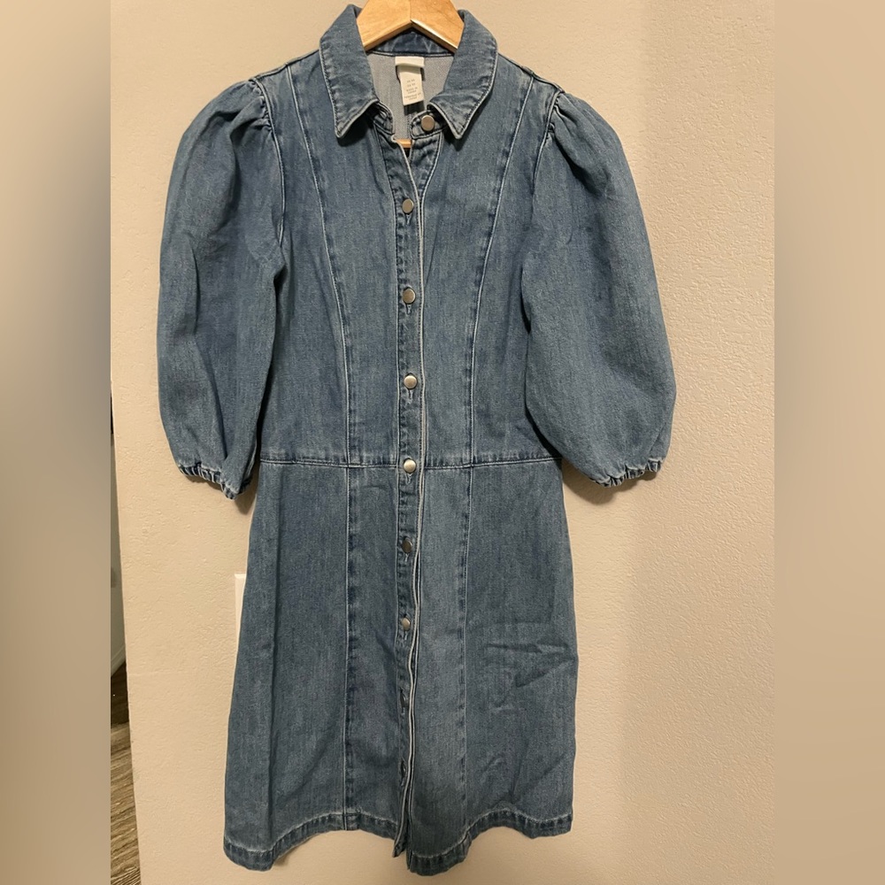 H&M Denim Shirt Dress